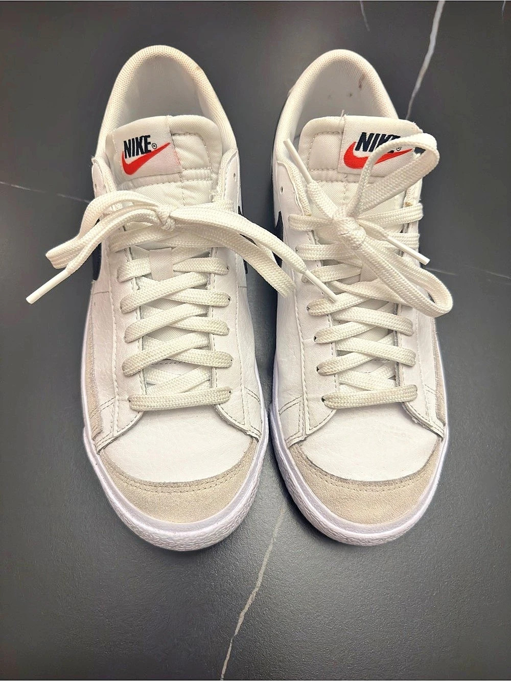 Nike Blazer Low '77 Vintage GS 'White Black' Sneakers